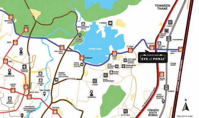 GHP Dream Of Powai Powai - Location Map