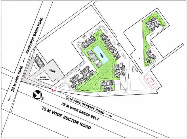 ATS Grandstand Sector 99A - Location Map