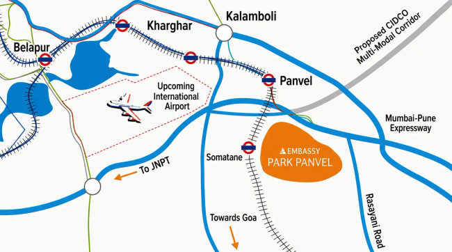 Embassy Park Panvel - Location Map