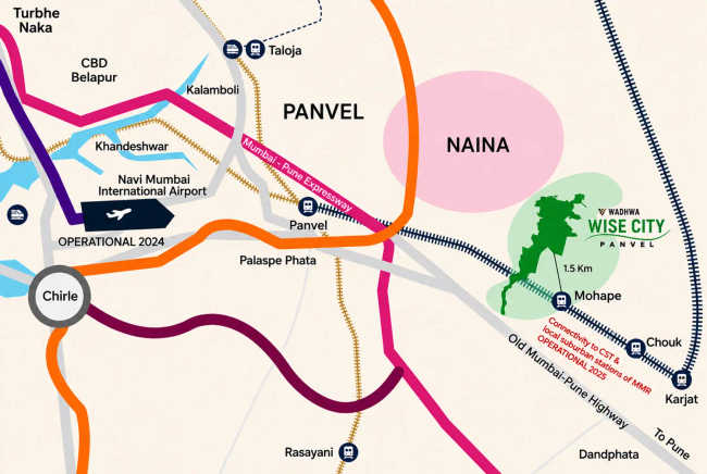 Wadhwa The Haven Panvel - Location Map