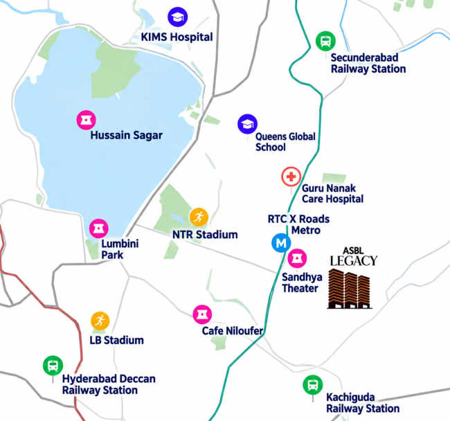 ASBL LEGACY RTC X Road - Location Map