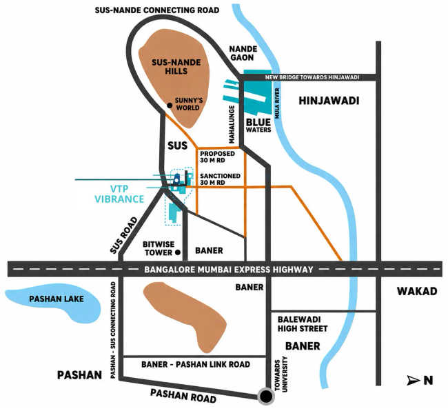 VTP Vibrance Baner - Location Map