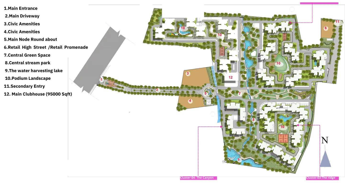 Sattva City Doddajala - Master Plan