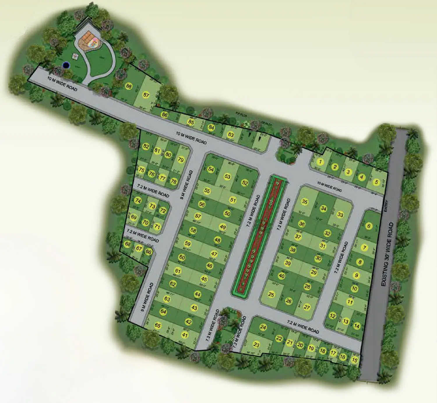 Casagrand Clovis Thaiyur - Master Plan