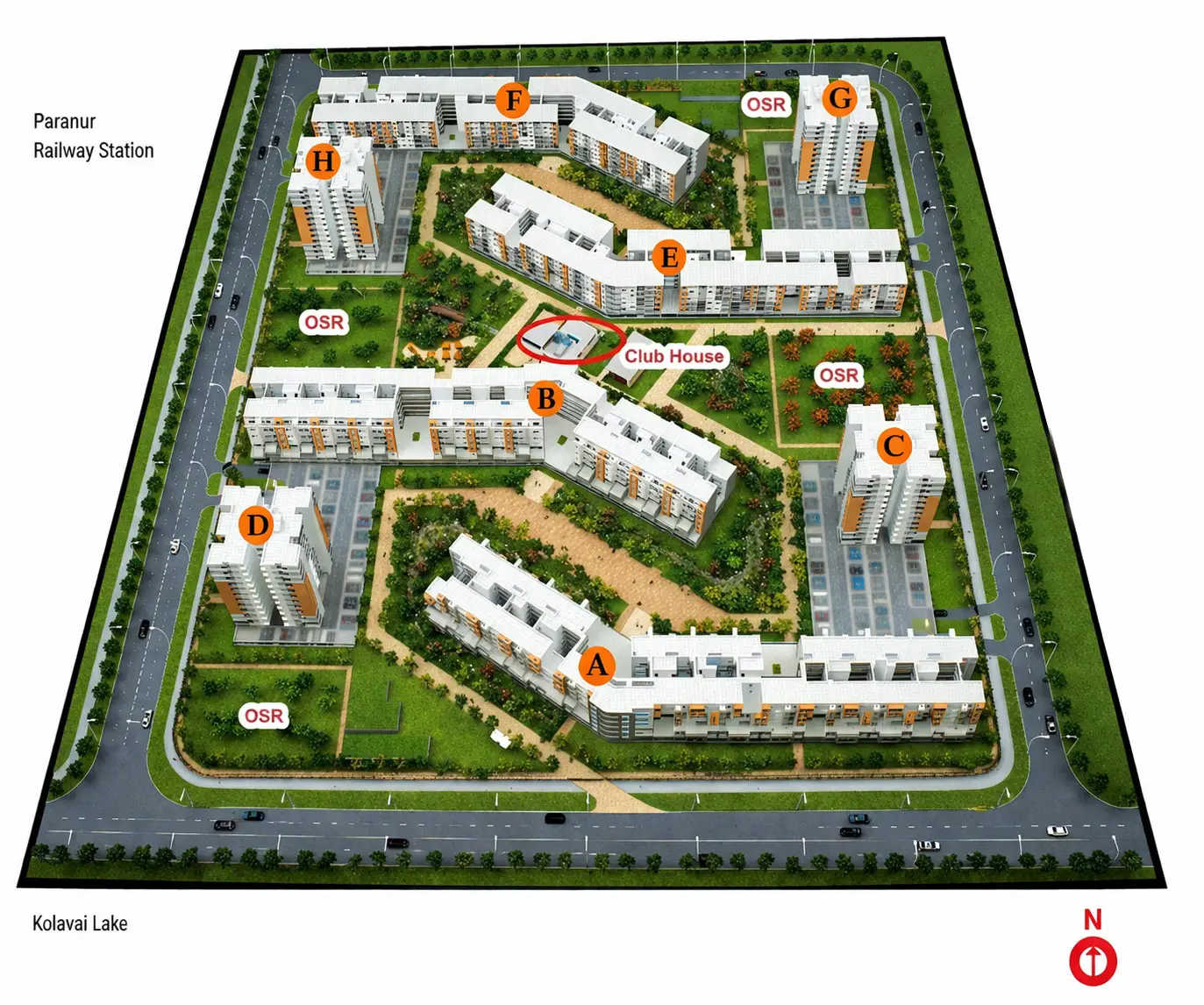 Mahindra Iris Court Singaperumal Koli - Master Plan