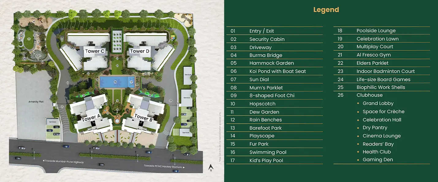 Mahindra Nestalgia Pimpri Chinchwad - Master Plan