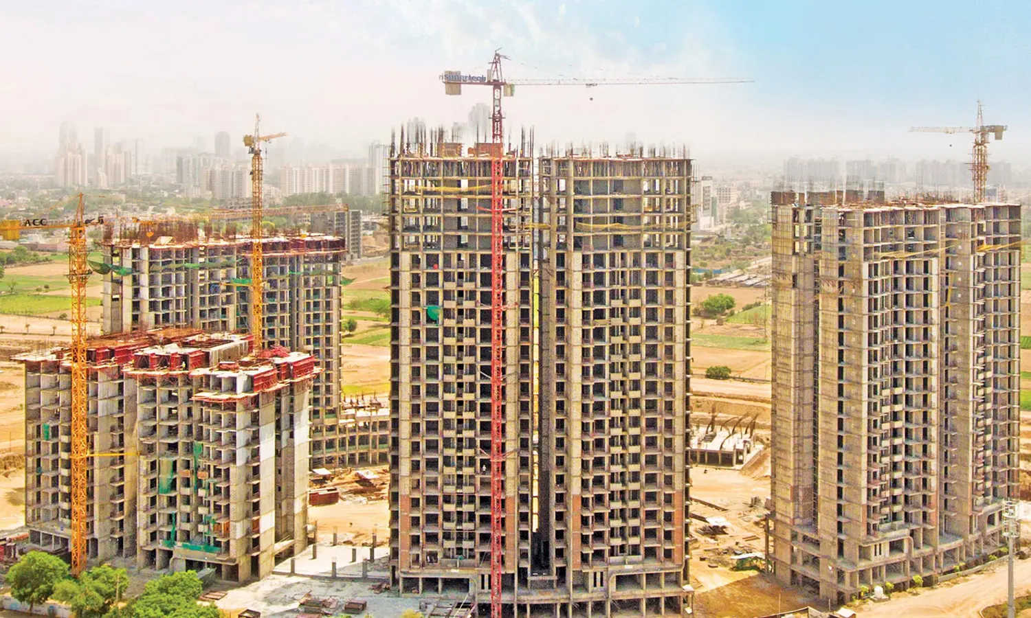 Supertech Jade Tower Sector 68 Gurgaon - Tower Construction