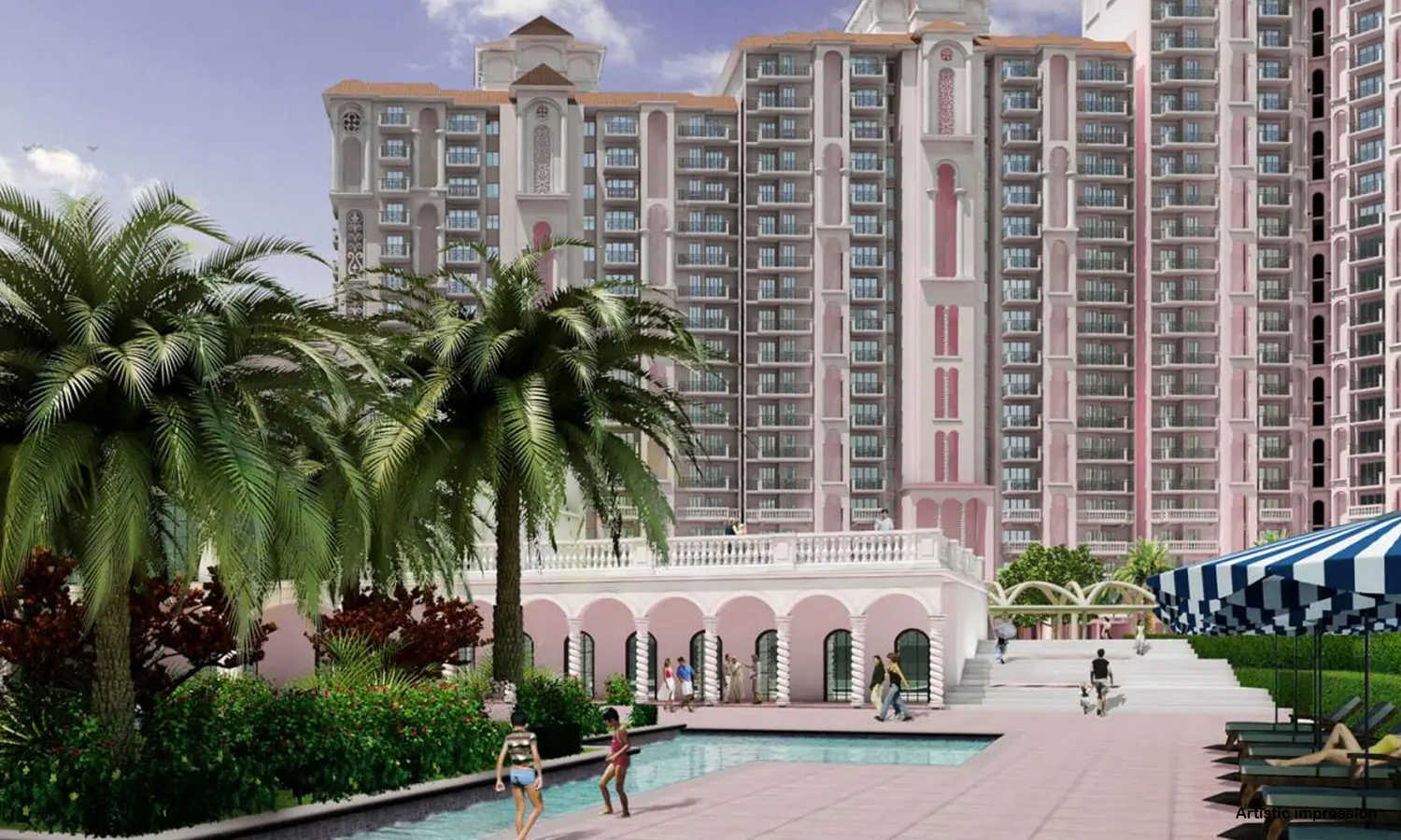 DLF Regal Gardens Sector 90 Gurgaon - Elevation 4