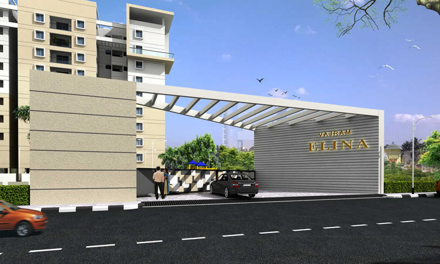 Vajram Elina Thanisandra - Project Entrance View