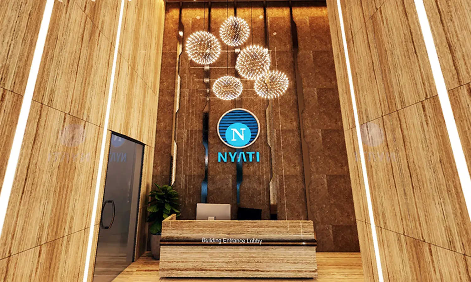 Nyati Evolve Hadapsar - Tower Entrance Lobby
