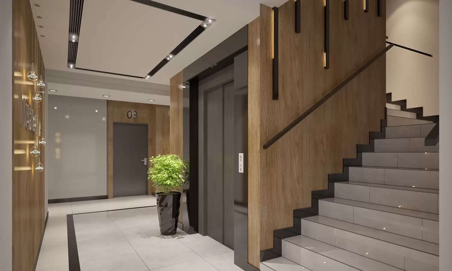 Tower Entrance Lobby