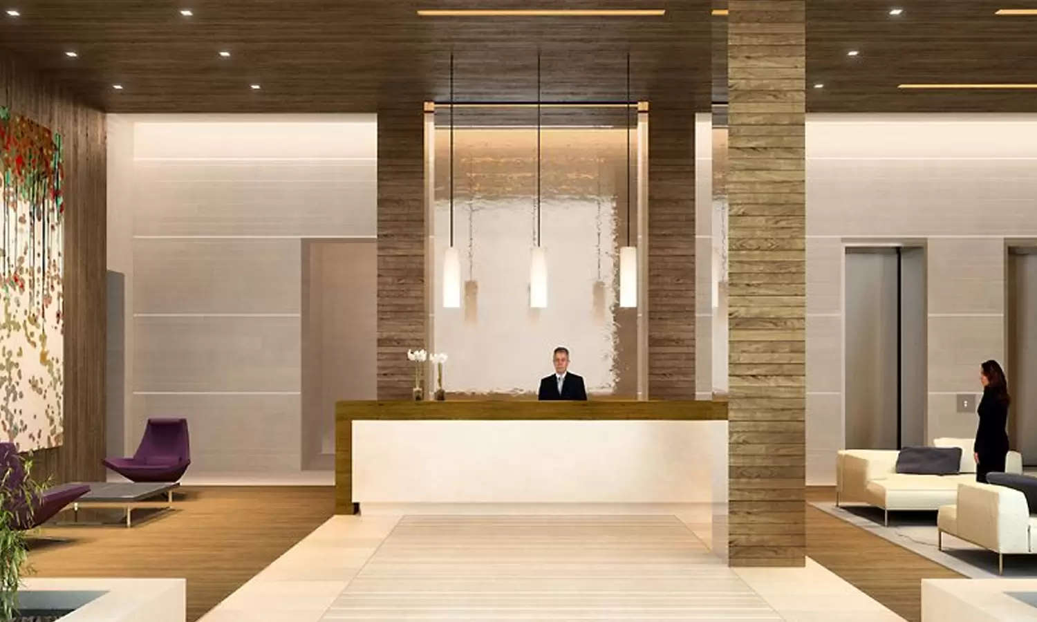 Tower Entrance Lobby