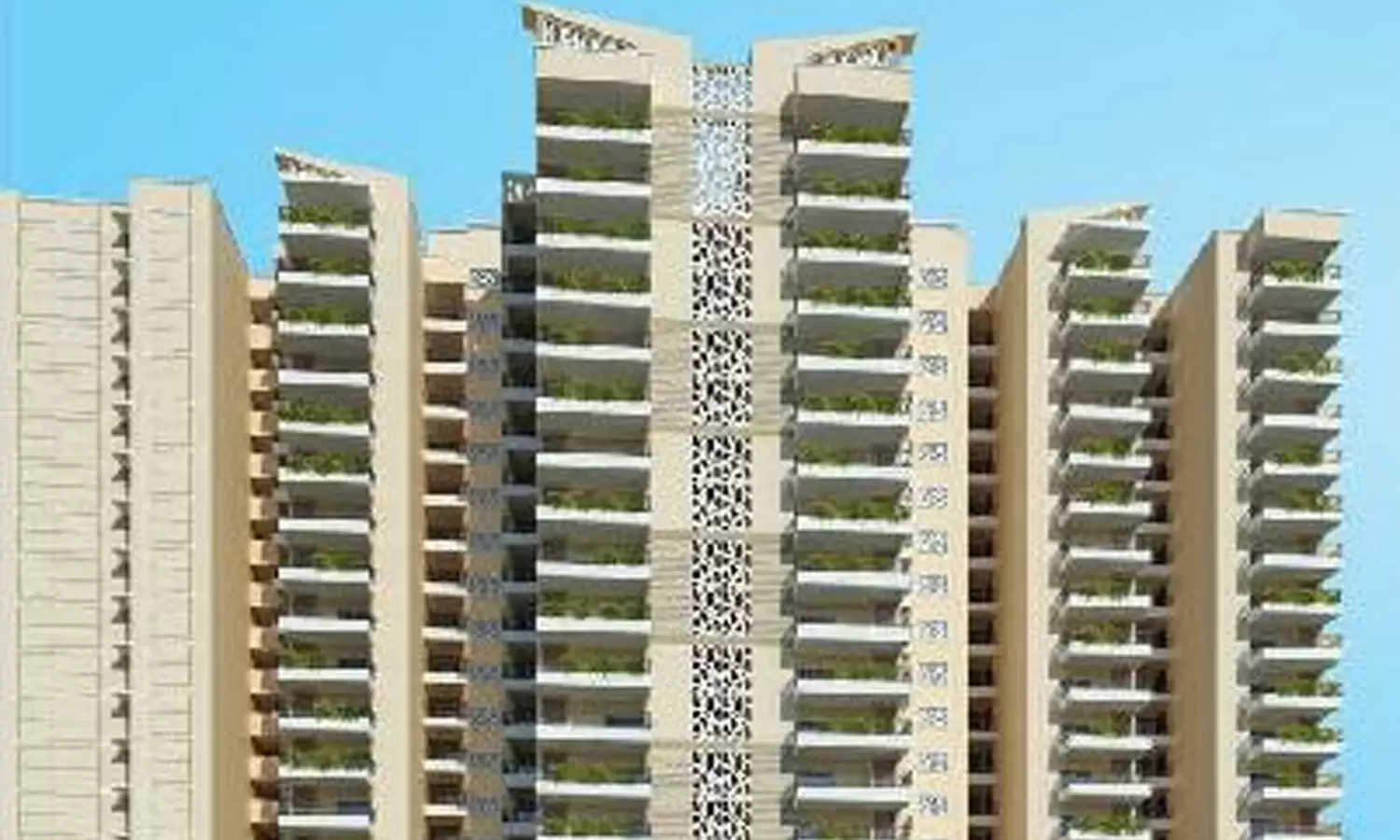 Ajnara Prime Tower Sector 16 Greater Noida W - Elevation 3
