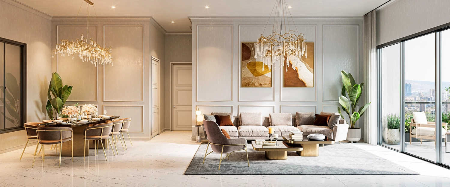 Godrej Five Gardens Matunga - Living Room