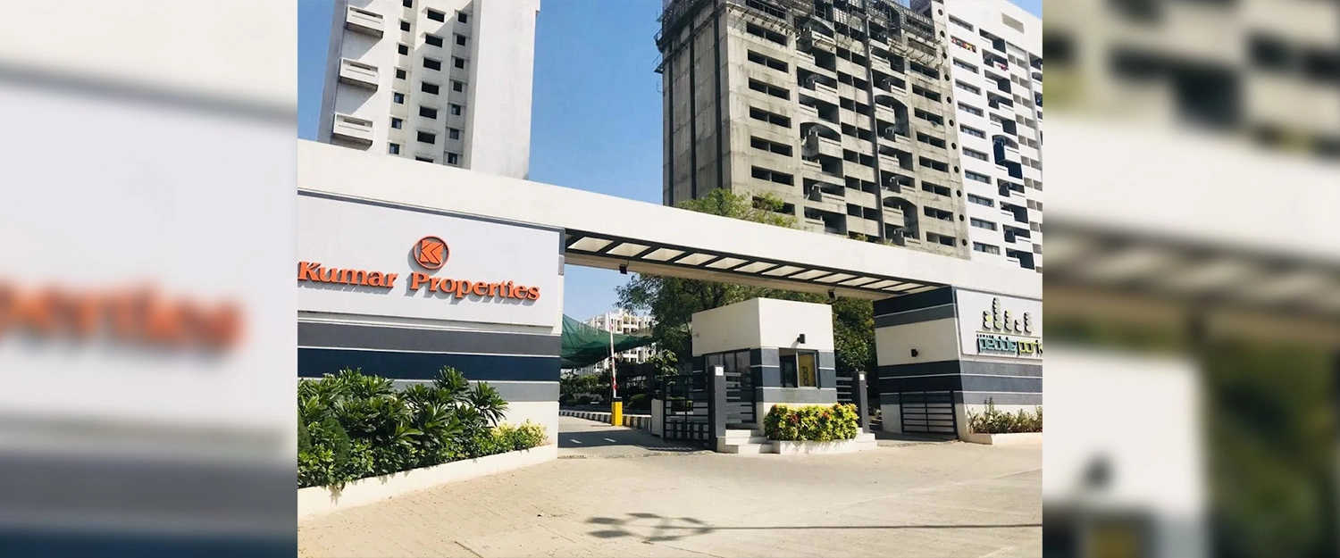 Kumar Pebble Park Hadapsar - Project Entrance View