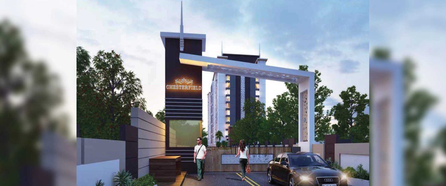 Excellaa Chesterfield Dhanori - Project Entrance View