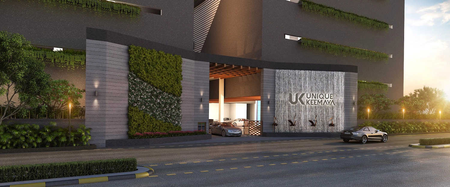 UK Luxecity Kandivali - Project Entrance View