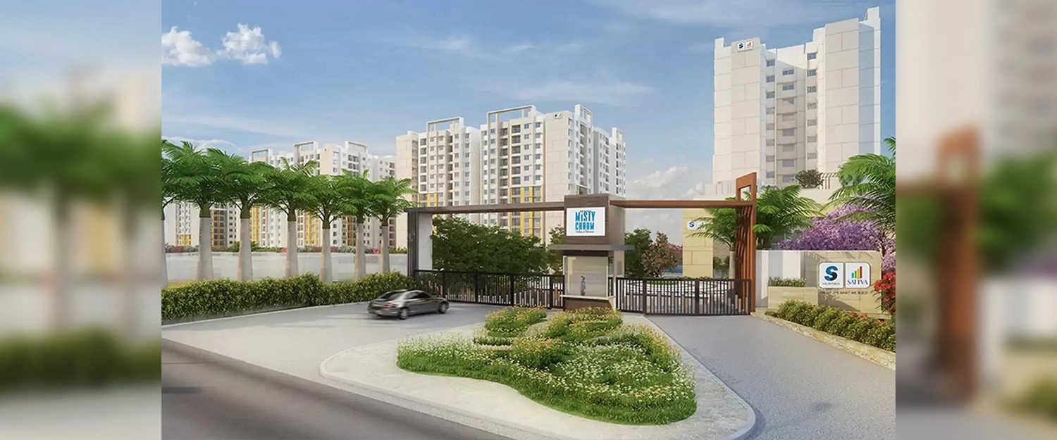 Salarpuria Sattva Misty Charm Mallasandra - Project Entrance View