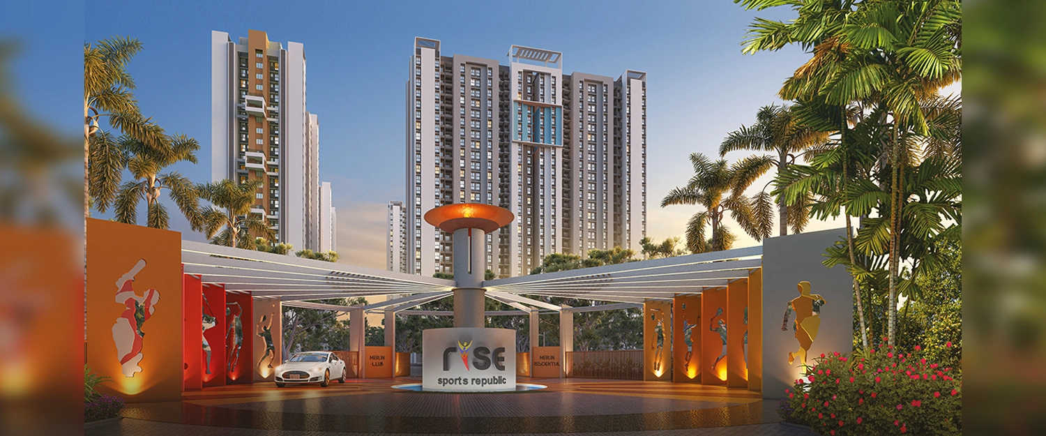 Merlin Rise Rajarhat - Project Entrance View