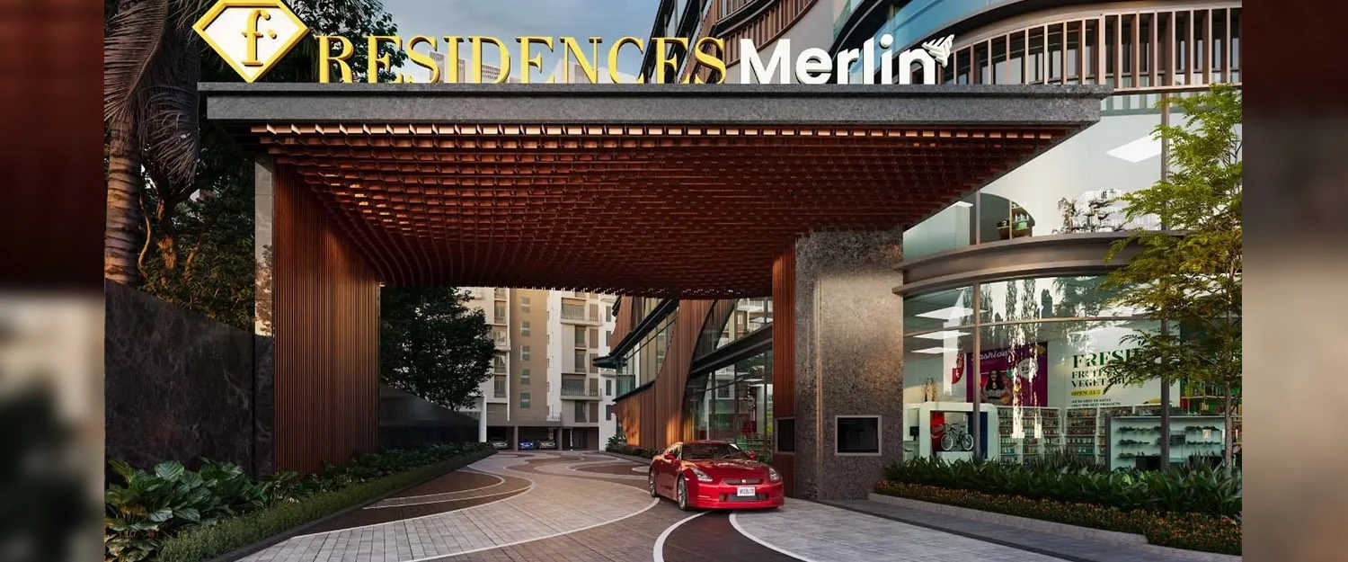 F Residences Merlin Rajarhat - Project Entrance View