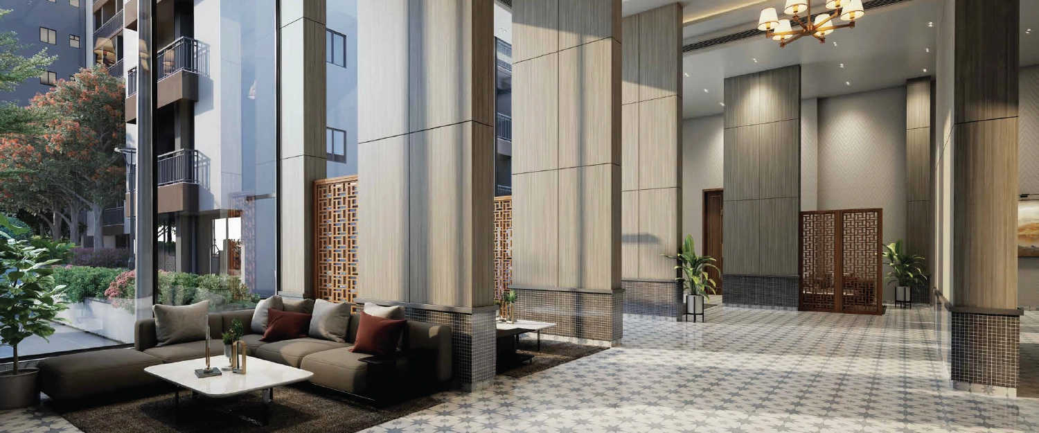 Srijan Spacia Madhyamgram - Tower Entrance Lobby