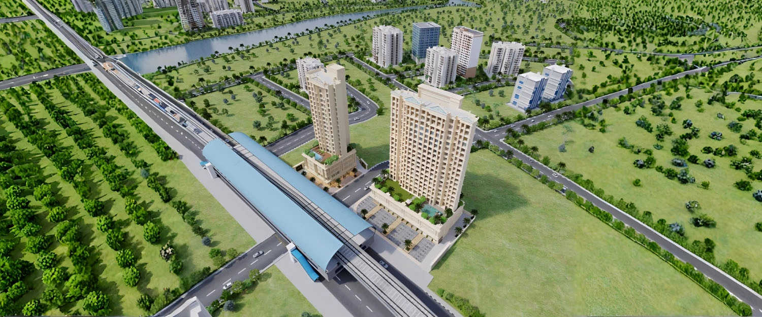Satyam Oasis Taloja - Talojaelevation