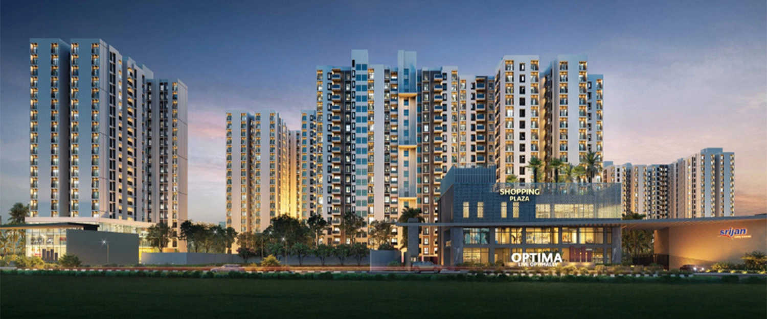 Srijan Optima Rajarhat - Project Front View