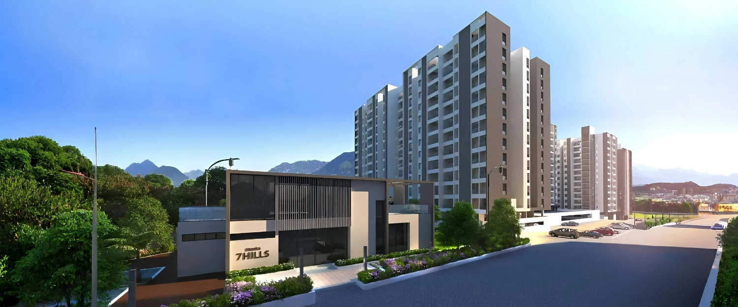 Mantra 7 Hills Kirkatwadi - Project Entrance View