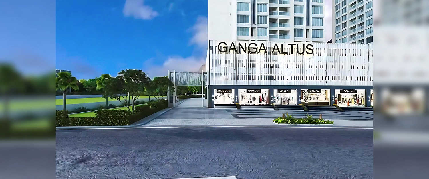 Ganga Altus Kharadi - Project Entrance View