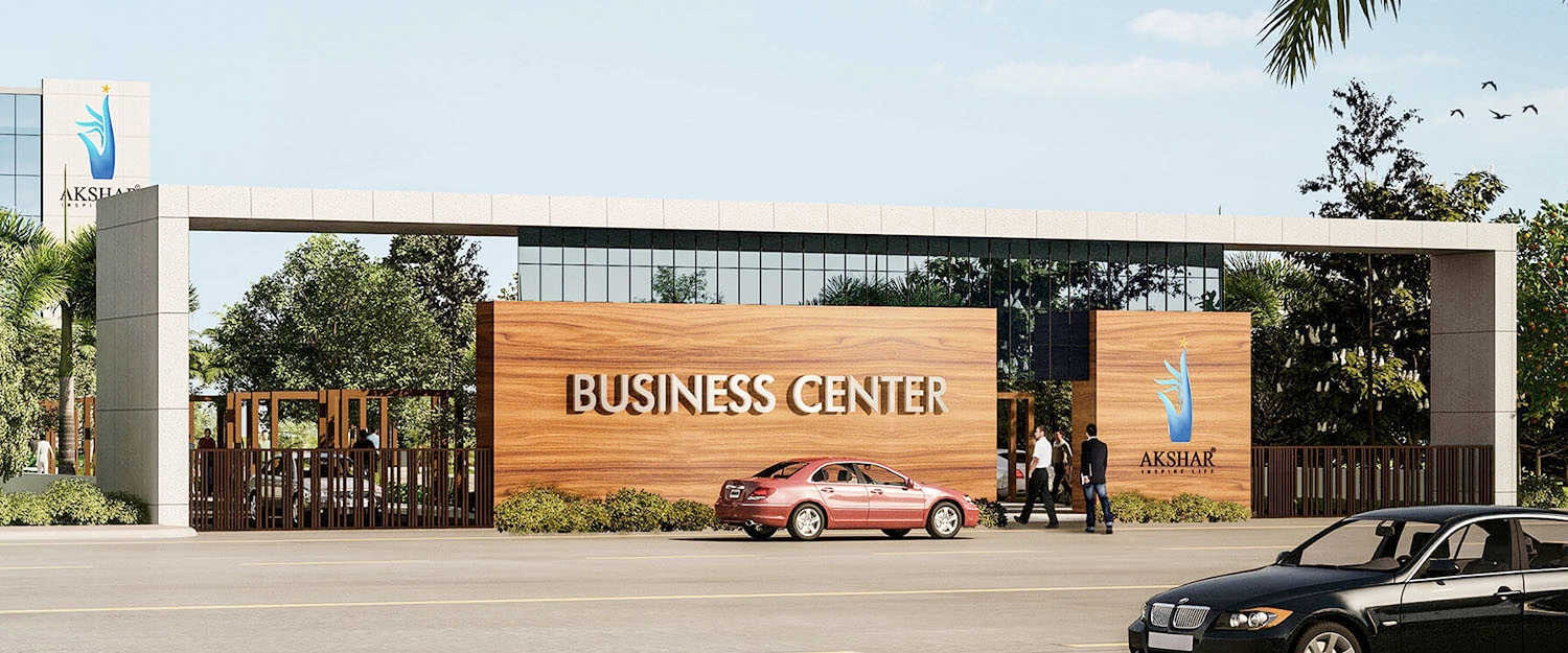 Akshar Business Park Vashi - Project Entrance View