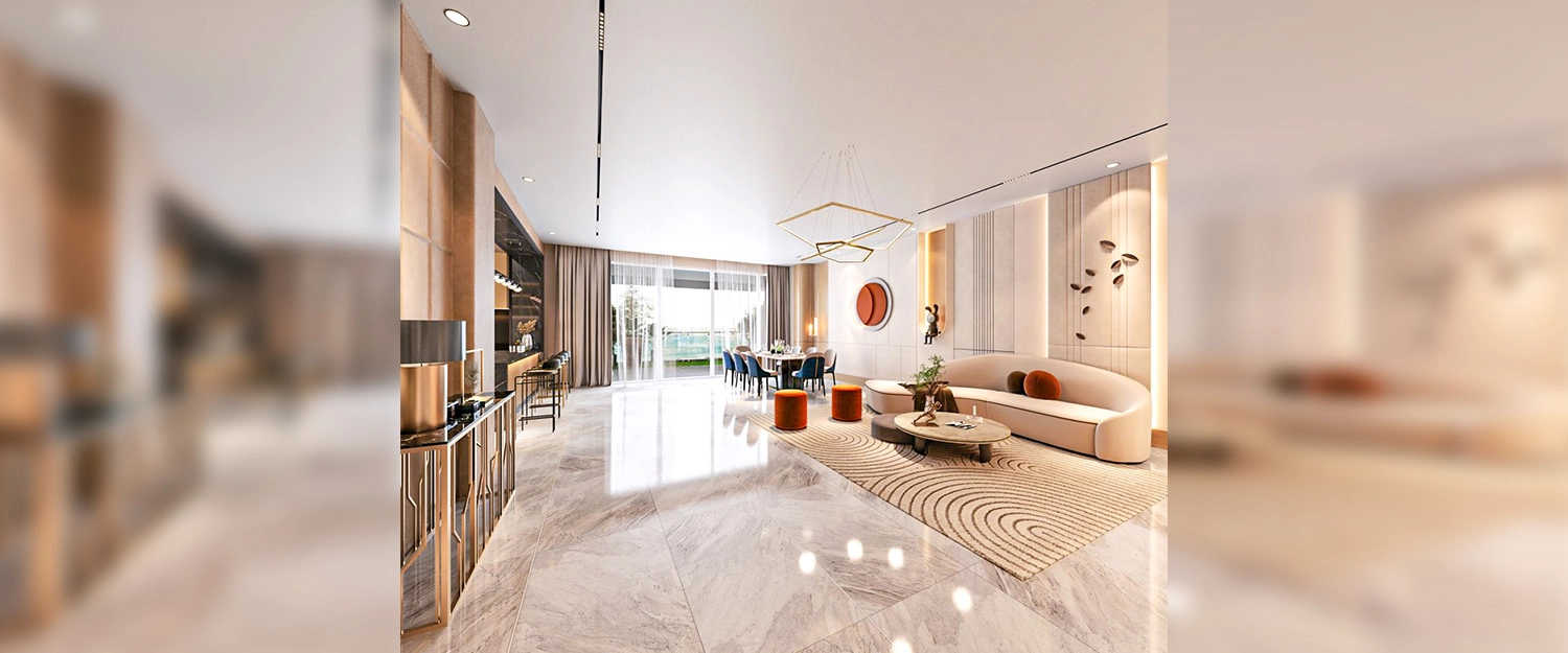BE Realty Prestigia Gomti Nagar Extension - Living Room