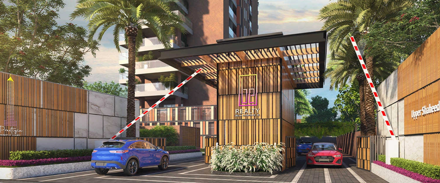 BE Realty Prestigia Gomti Nagar Extension - Project Entrance View