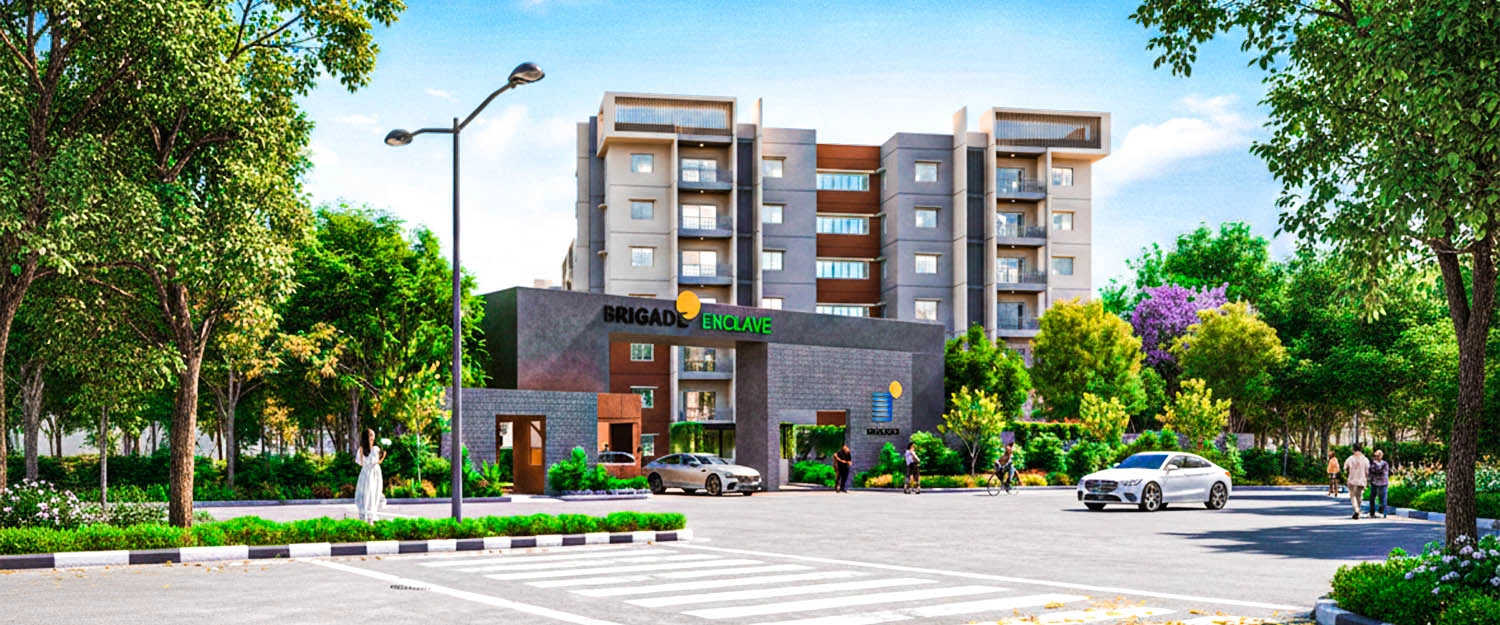 Brigade Enclave Moti Nagar - Project Entrance View