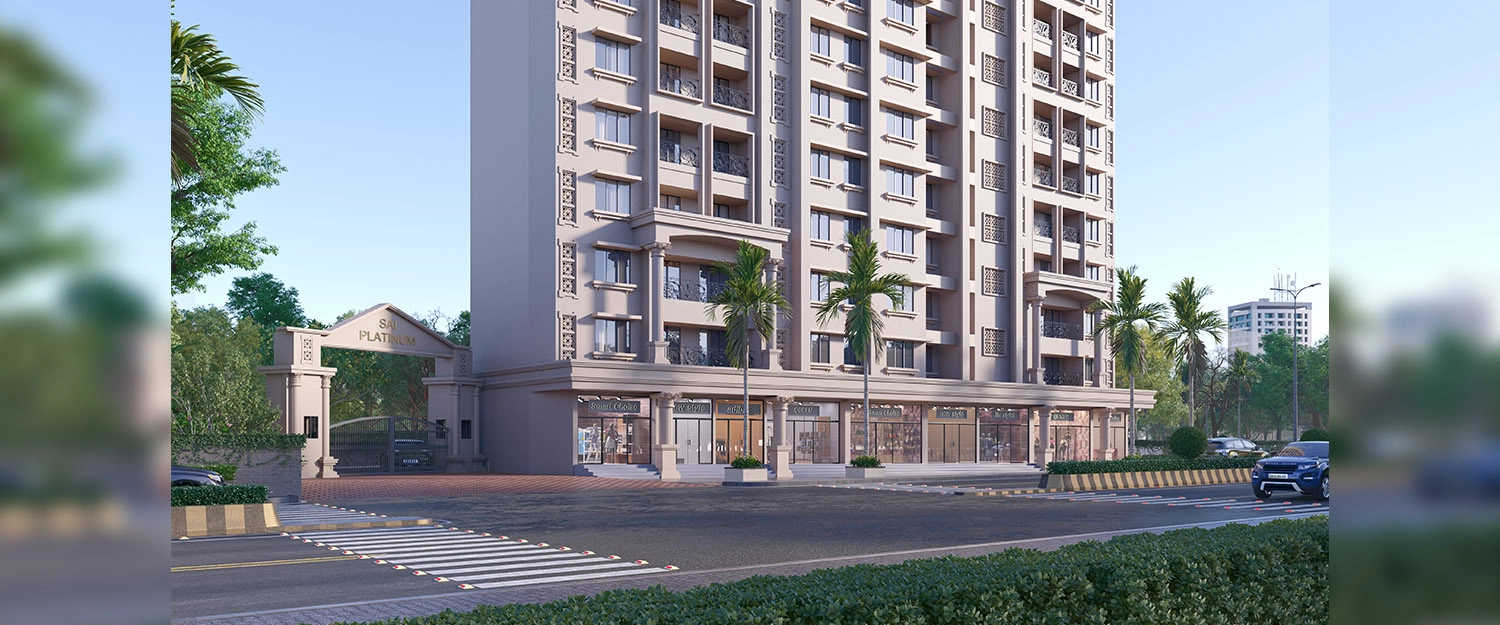 Paradise Sai Platinum Kharghar - Project Entrance View