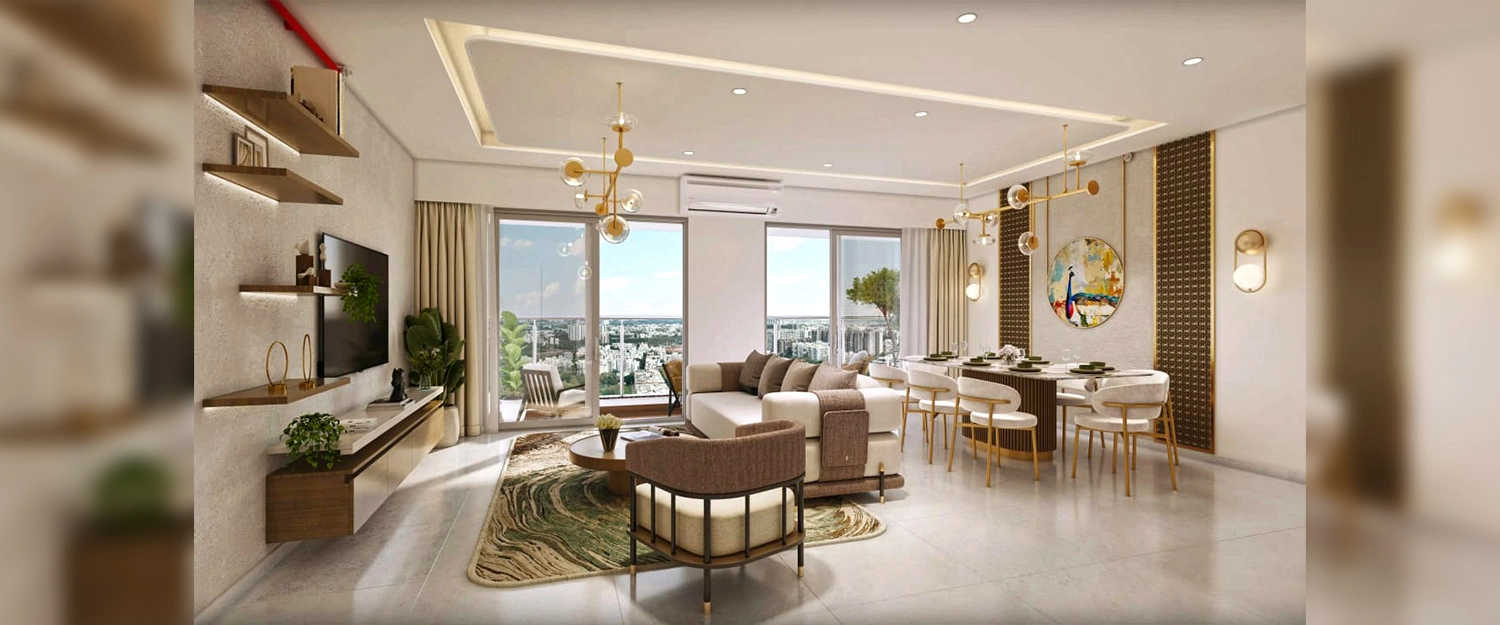Mahindra Blossoms Whitefield - Living Room