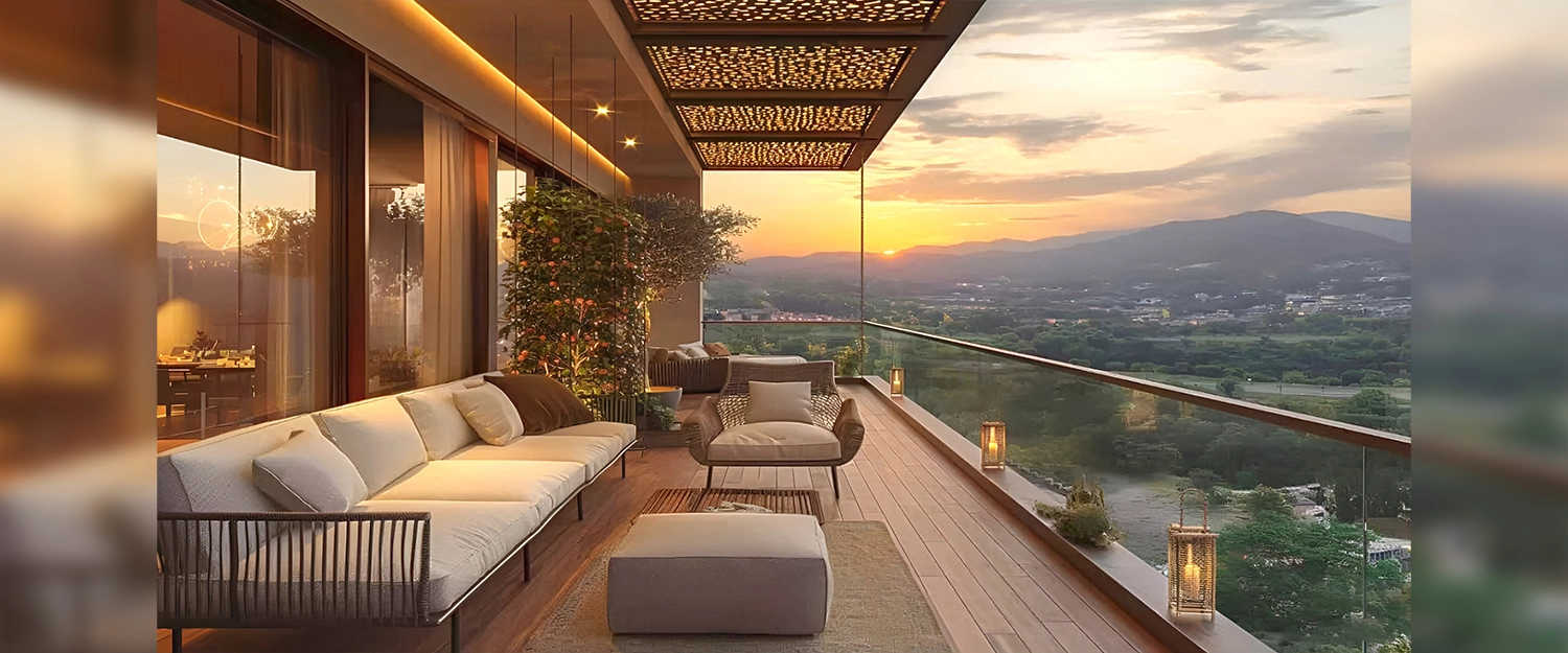 Lodha Camelot Kharadi - Balcony