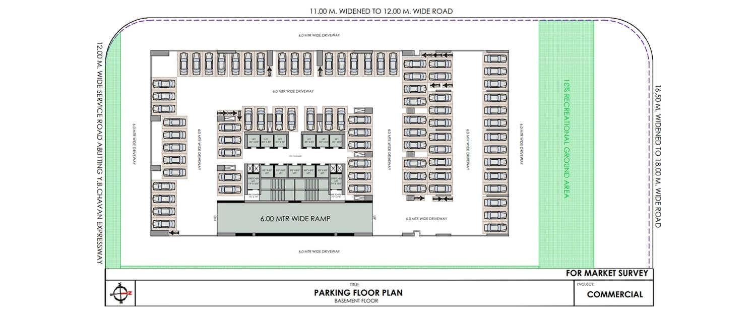 Akshar Igloo Vashi - First Floor Plan