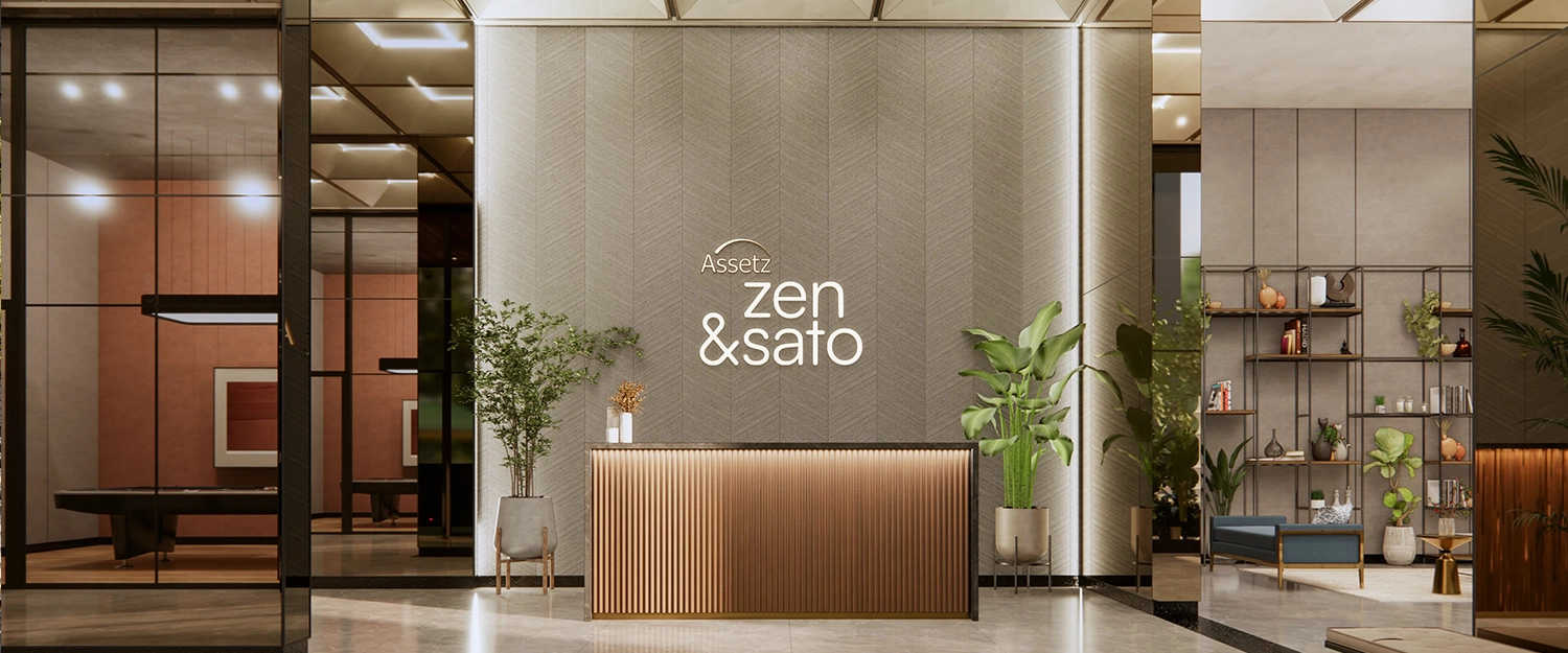 Assetz Zen & Sato Yelahanka - Tower Entrance Lobby