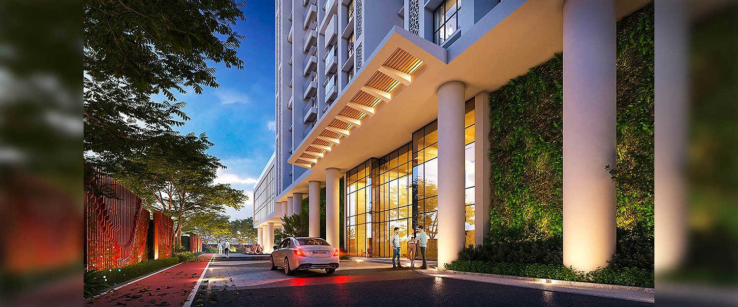 Raymond Realty Pokhran Road 1 - Project Entrance View