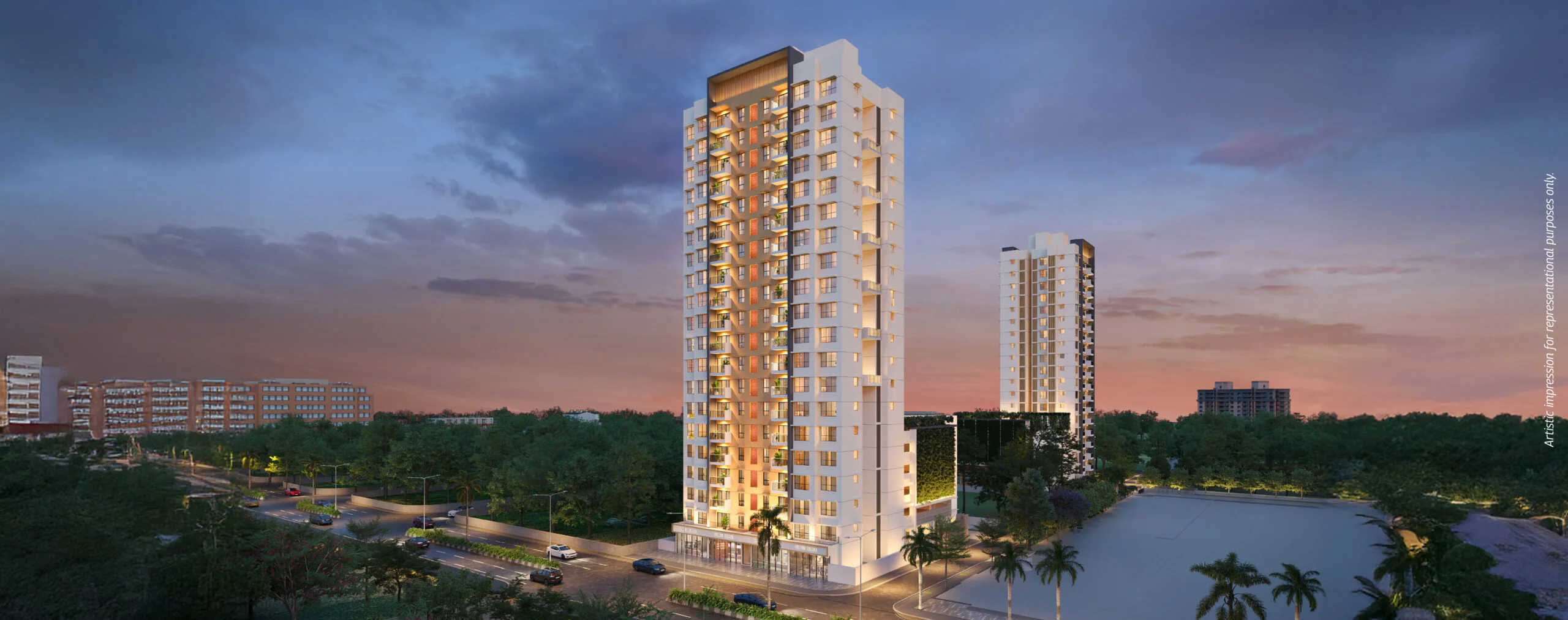 Mahindra Marina 64 Malad - Elevation