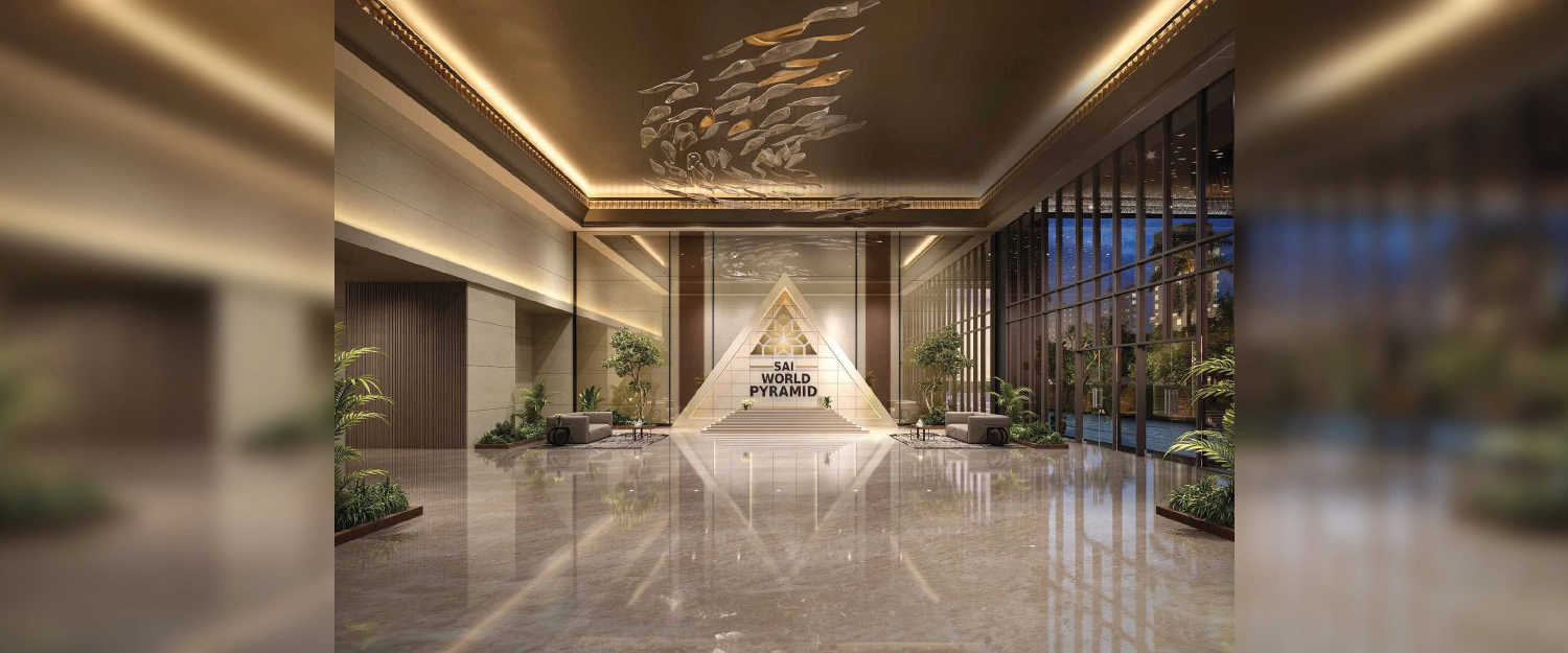 Sai World Pyramid Nerul - Tower Entrance Lobby