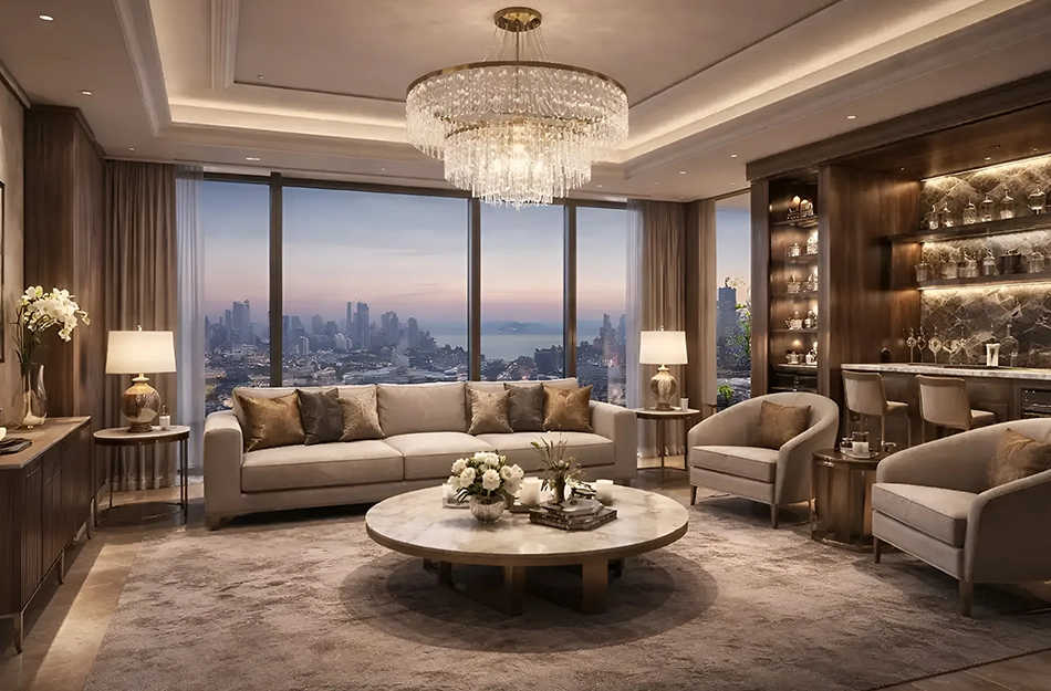 Lodha Worli Worli - Living Room