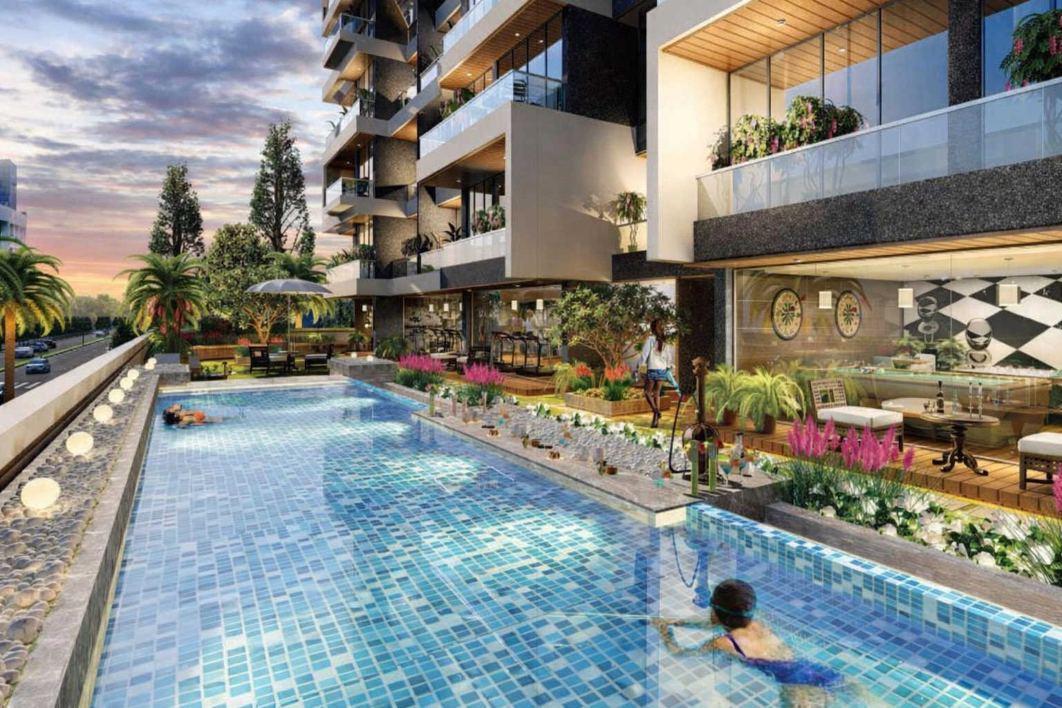 Satyam Mayfair Ulwe - Swimming Pool