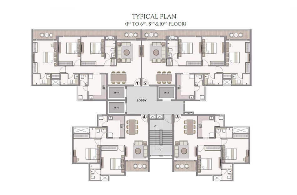 Chandak Sarvam Andheri - Odd Floor Plan