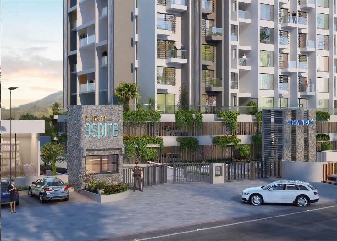 Purva Aspire Bavdhan - Project Entrance View