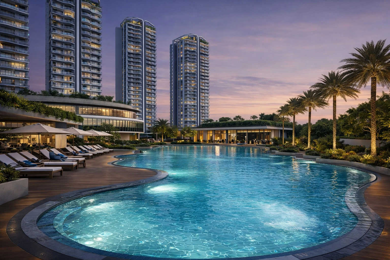 Eldeco 7 Peaks Residences Sector Omicron 1 A - Swimming Pool