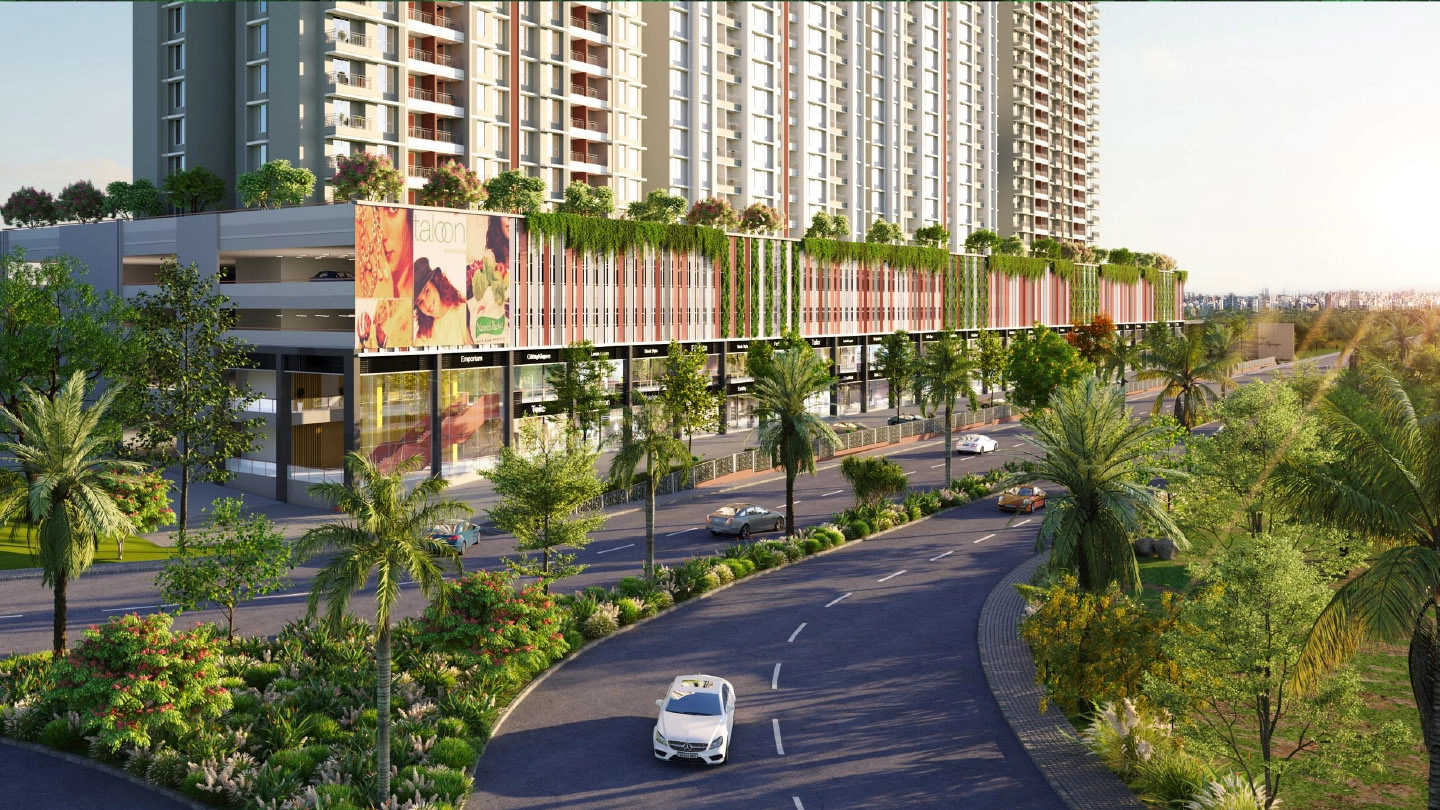 Godrej Evergreen Square Hinjewadi - Hinjewadiprojectfrontview