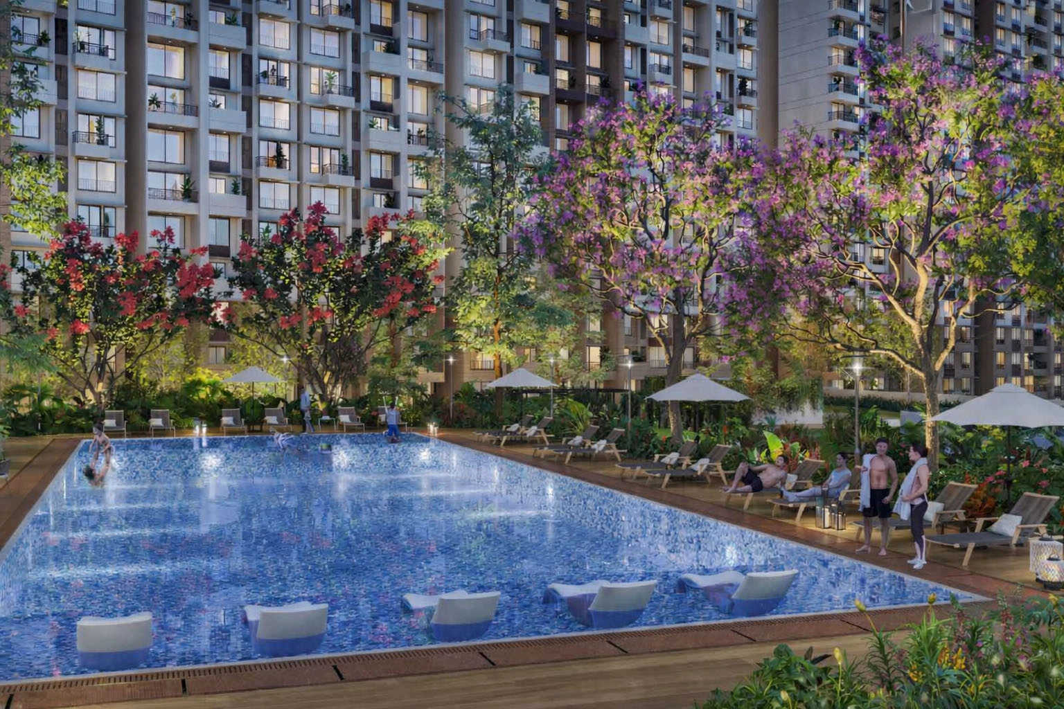 Shapoorji Joyville Celestia Shewalewadi - Swimming Pool