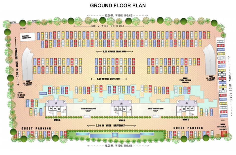 Juhi Luxuria Kharghar - First Floor Plan