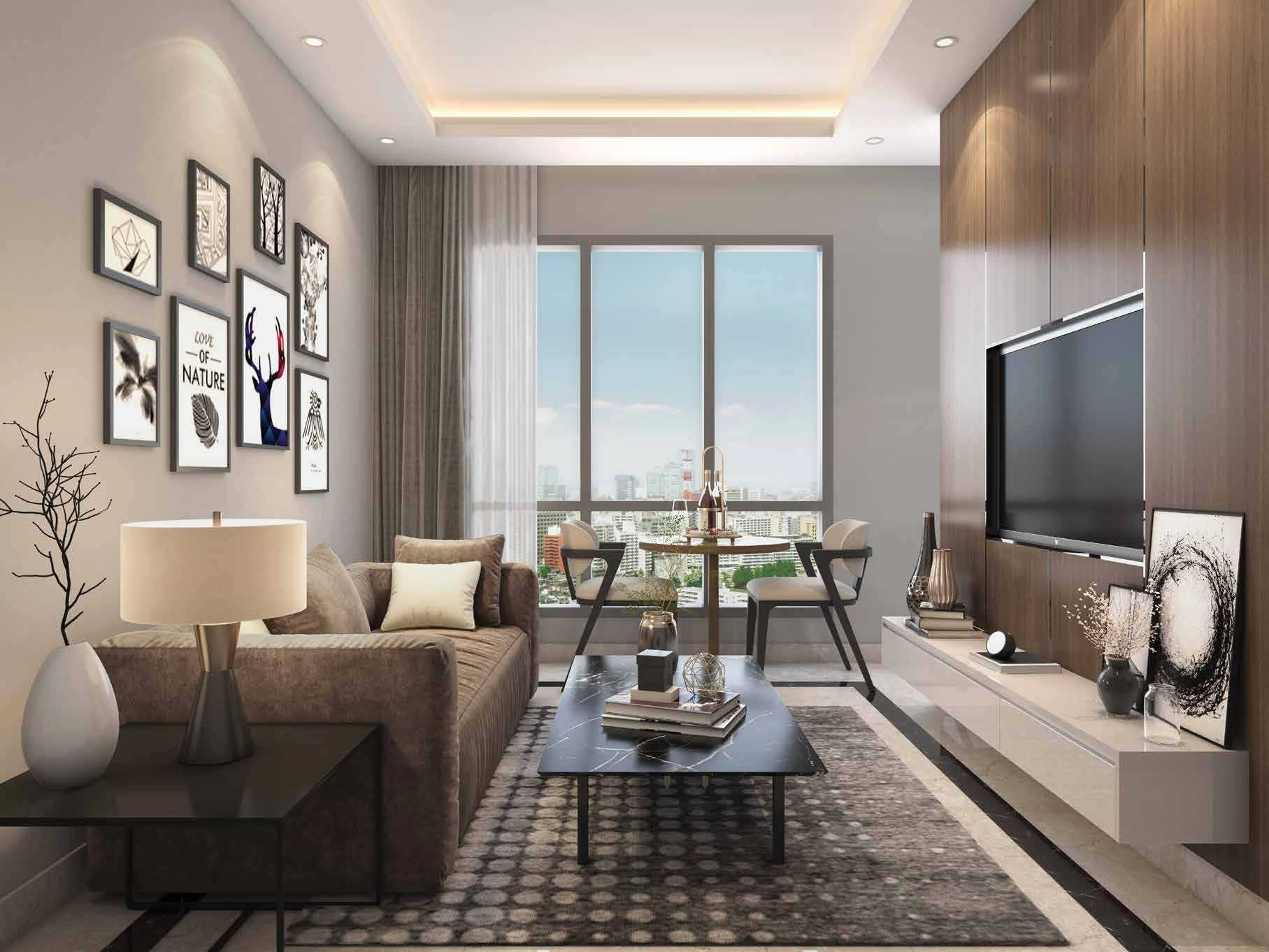 Ajmera Greenfinity Wadala - Living Room